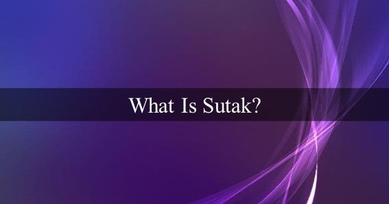 What Is Sutak