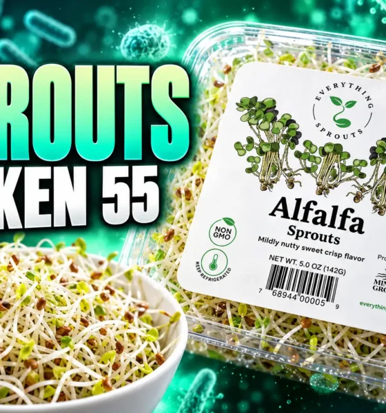 Everything Sprouts alfalfa outbreak 55 sick FDA delay