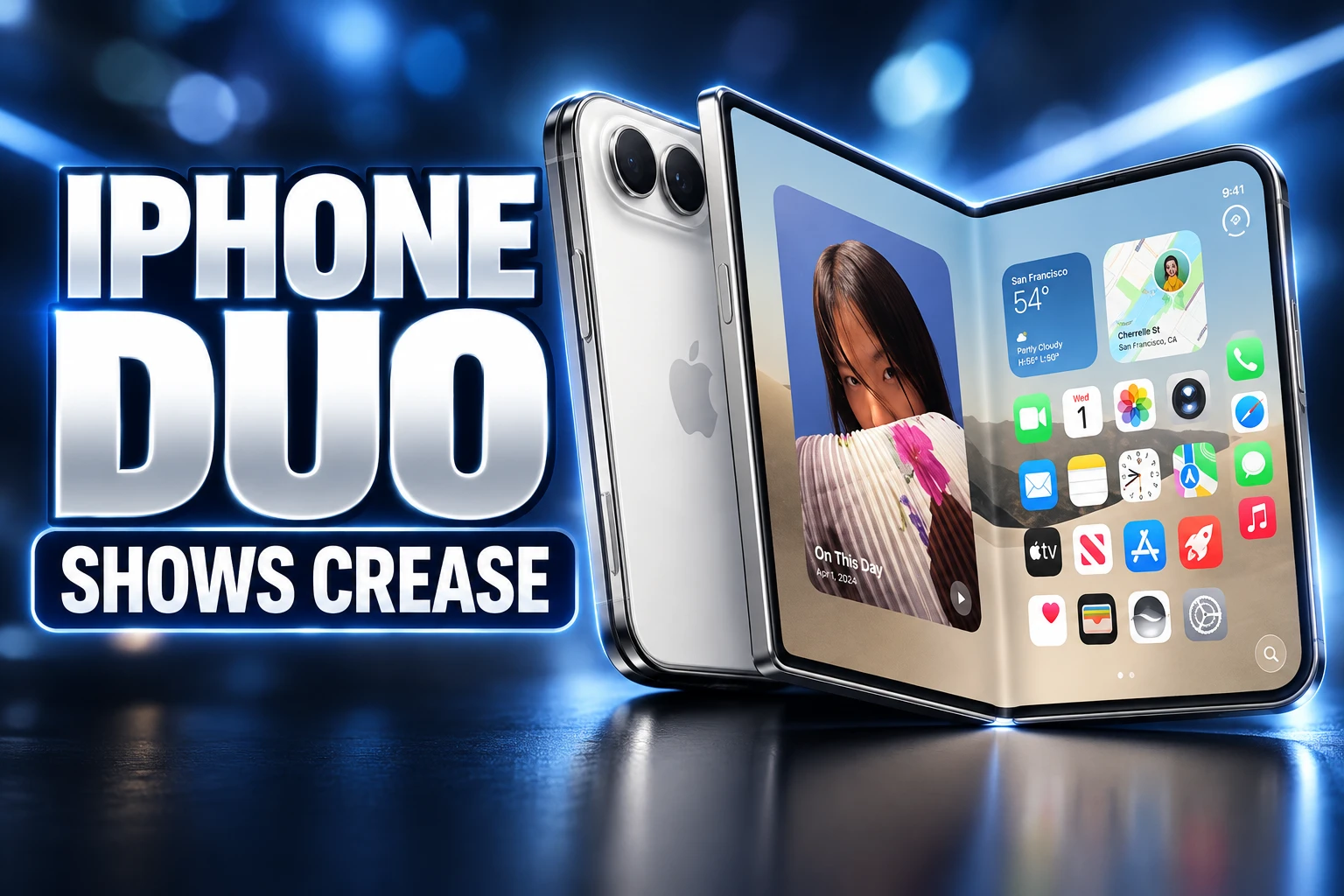 Apple iPhone Duo foldable price and crease