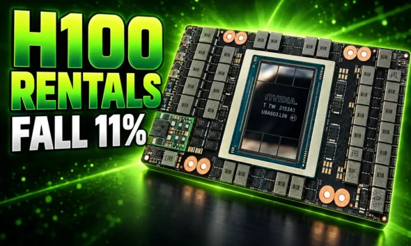 H100 SXM GPU rental prices Ornn index drop