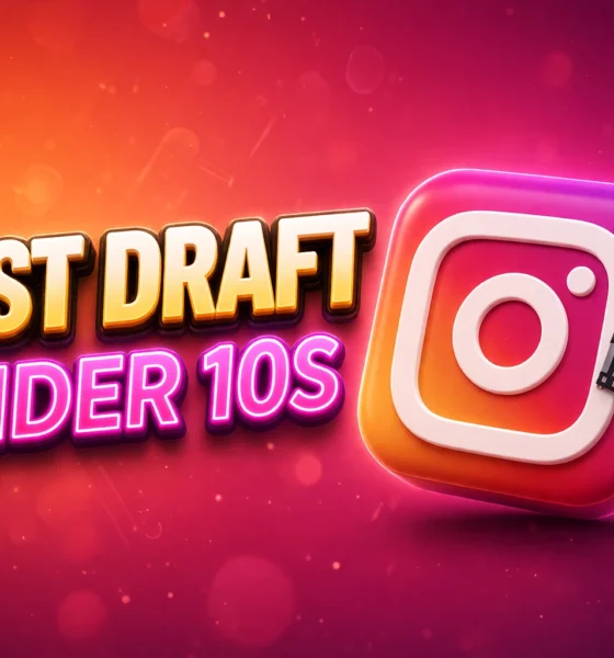 Instagram First Draft in-app rough cut under 10 seconds
