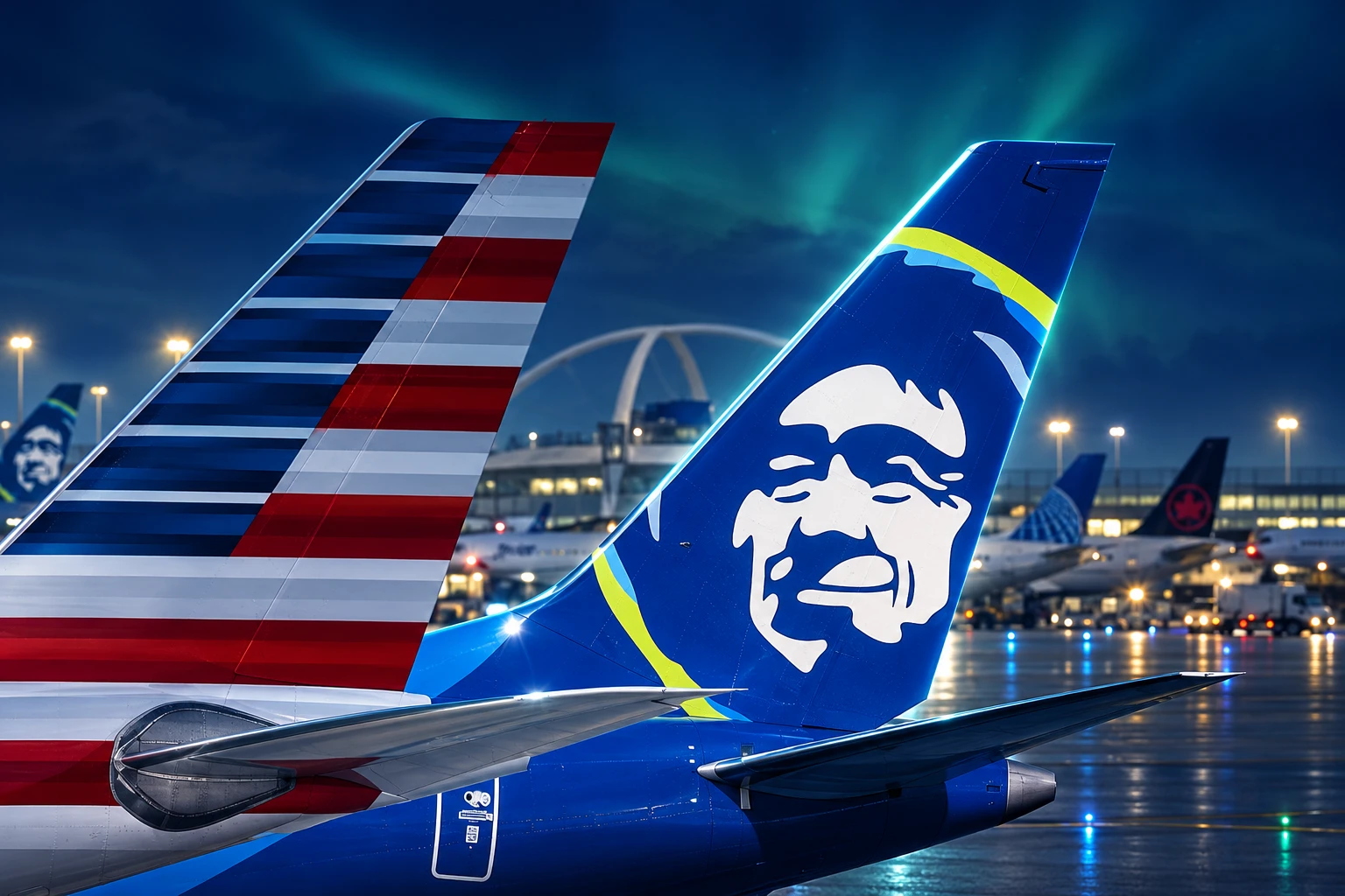 Alaska Airlines Seattle long-haul expansion against Delta