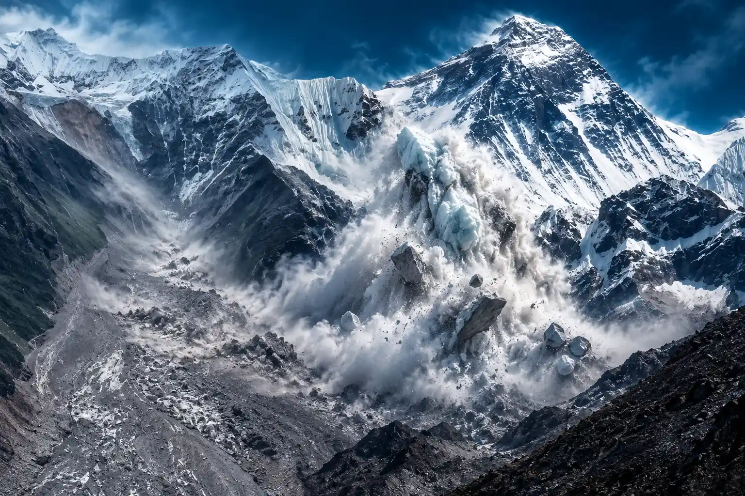 Langtang Lirung glacial flood risk outran Nepal maps