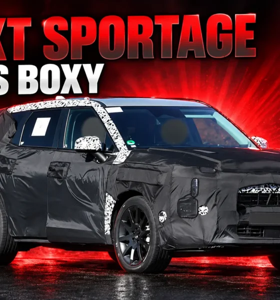 next Kia Sportage prototype goes boxy 2026