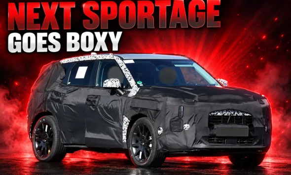 next Kia Sportage prototype goes boxy 2026