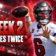 Week 2 NFL odds Buccaneers Browns Bears spreads